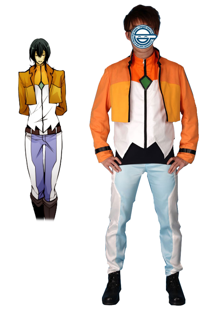 Gundam00 Celestial Being Alleulujah Haptism Gundam Meisters Uniform Cosplay Costume